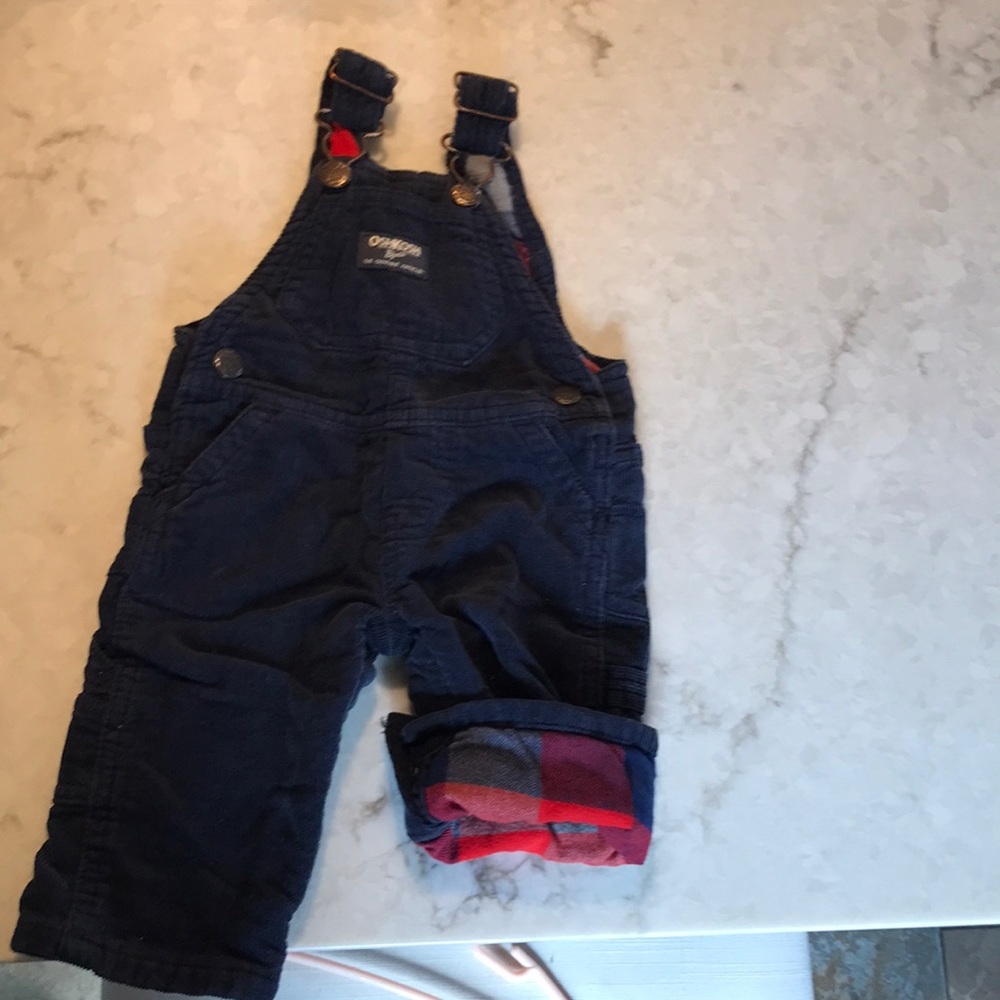 Oshkosh lined corduroy overalls